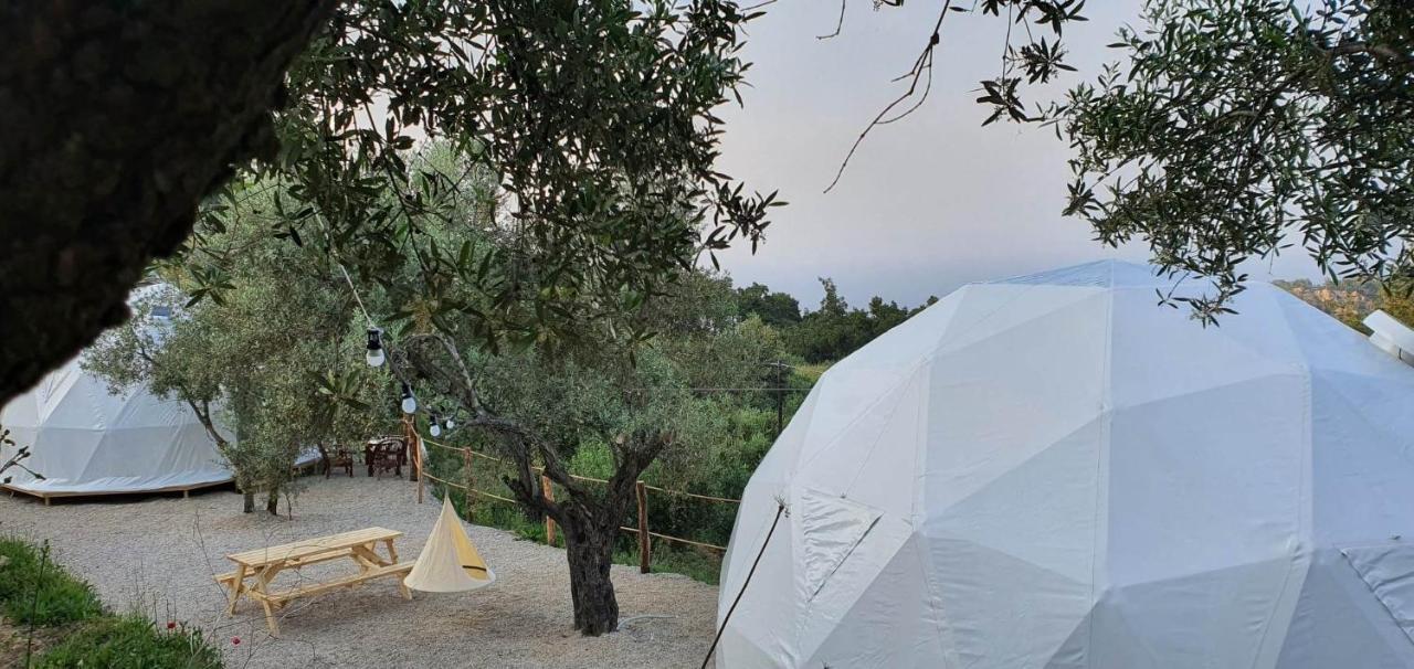 Luxury Dome Tents Ikaria Ap'Esso2 Raches  Bagian luar foto
