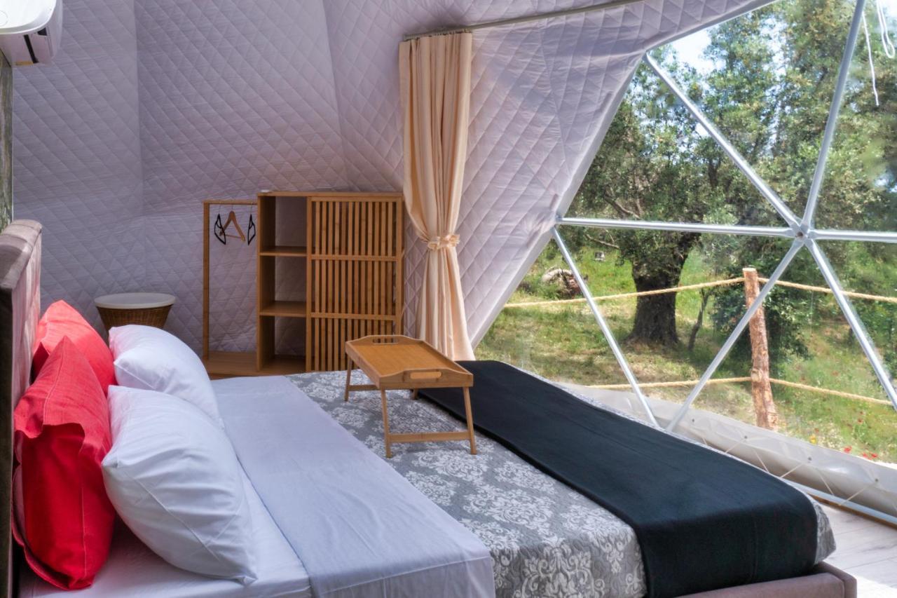 Luxury Dome Tents Ikaria Ap'Esso2 Raches  Bagian luar foto