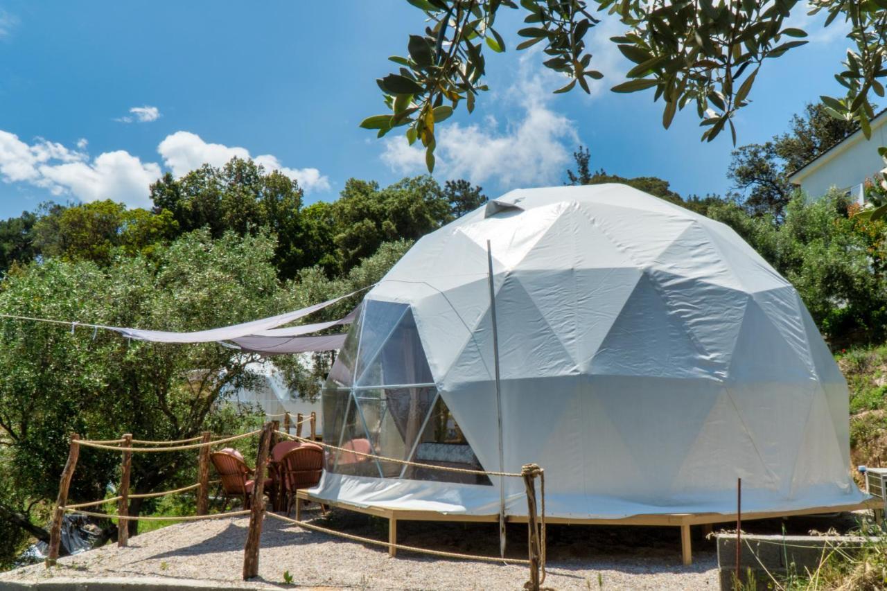 Luxury Dome Tents Ikaria Ap'Esso2 Raches  Bagian luar foto