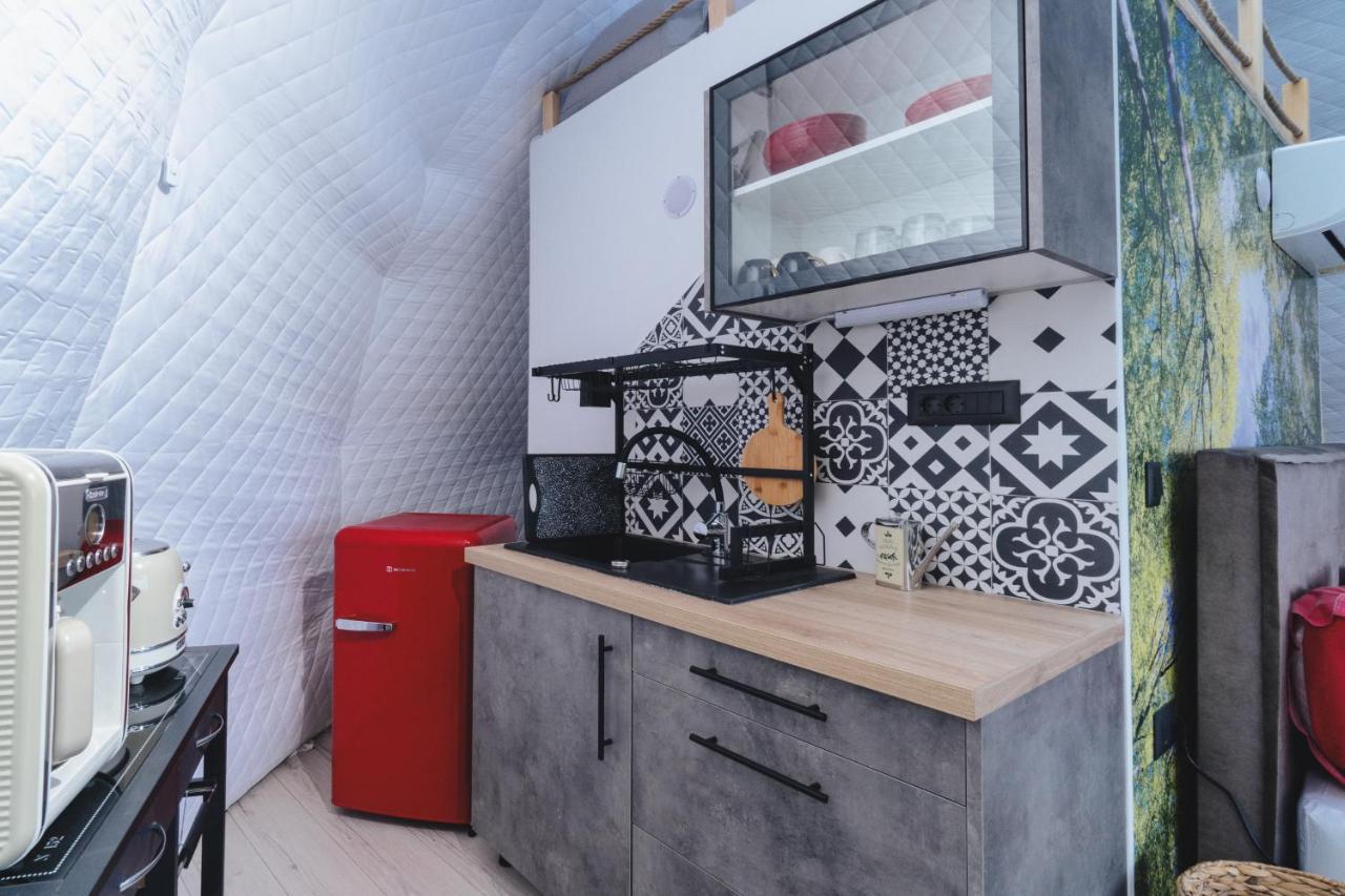 Luxury Dome Tents Ikaria Ap'Esso2 Raches  Bagian luar foto