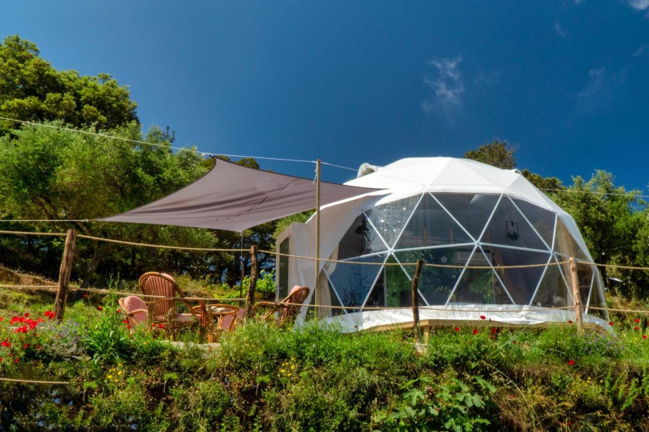 Luxury Dome Tents Ikaria Ap'Esso2 Raches  Bagian luar foto
