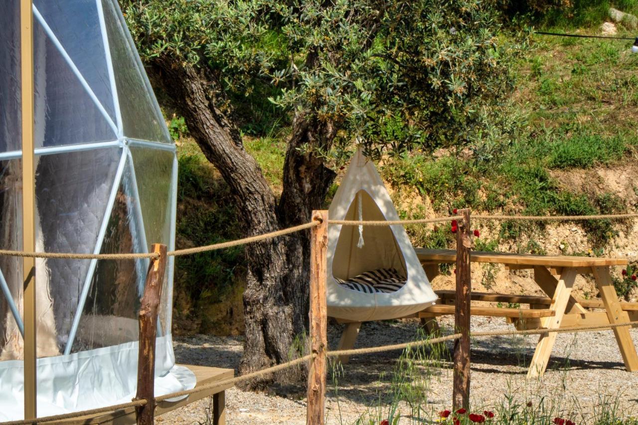Luxury Dome Tents Ikaria Ap'Esso2 Raches  Bagian luar foto